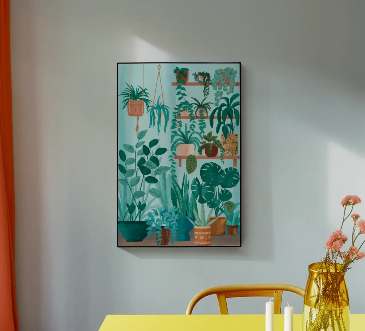 Botanical Room Serenity acrylic glass by Paez Harmony