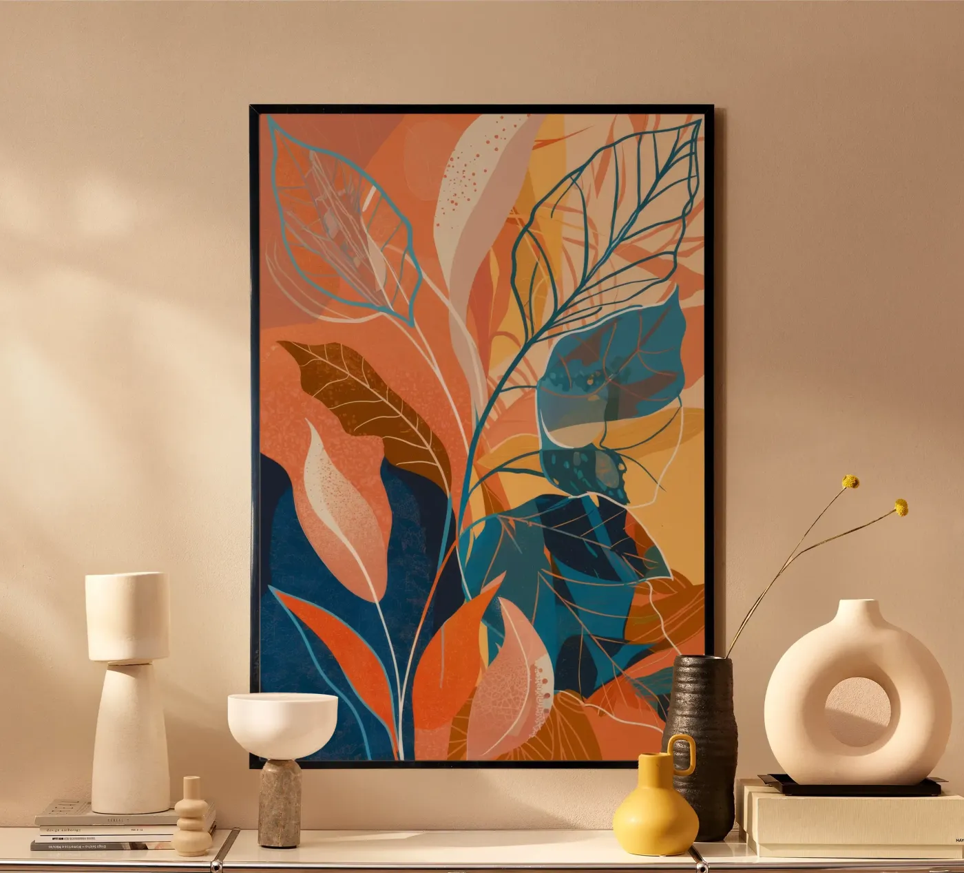 Forme floreali astratte poster da Paez Harmony