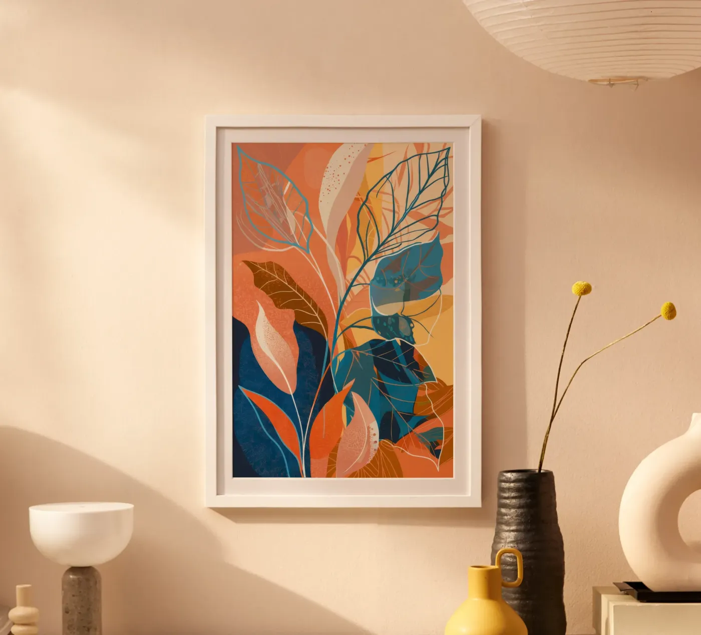 Forme floreali astratte poster da Paez Harmony