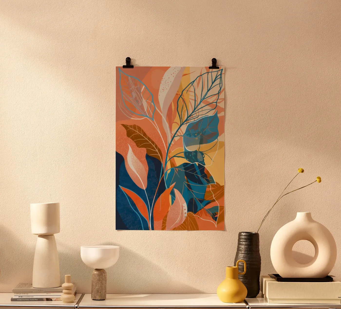 Forme floreali astratte poster da Paez Harmony