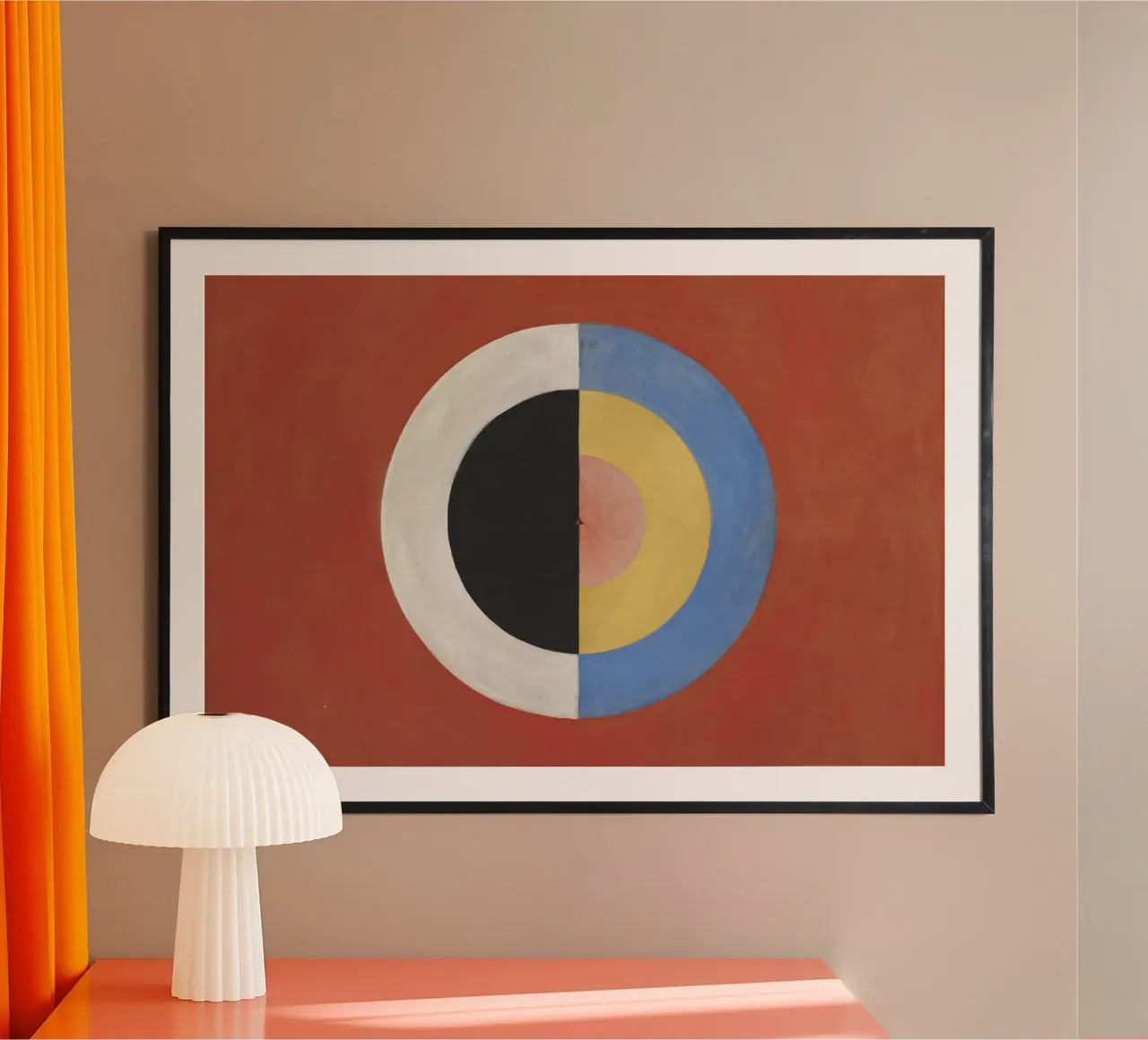 HILMA AF KLINT harmonie visuelle poster de Hilma HIll