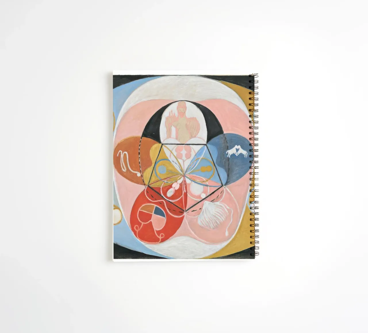 HILMA AF KLINT color gradients spiral notebook by Hilma HIll