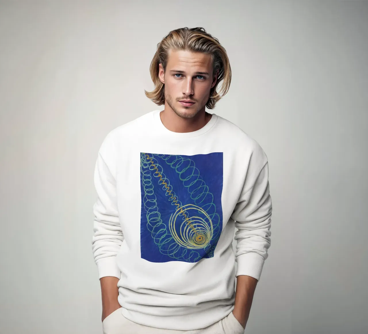 HILMA AF KLINT lignes rayonnantes sweat de Hilma HIll