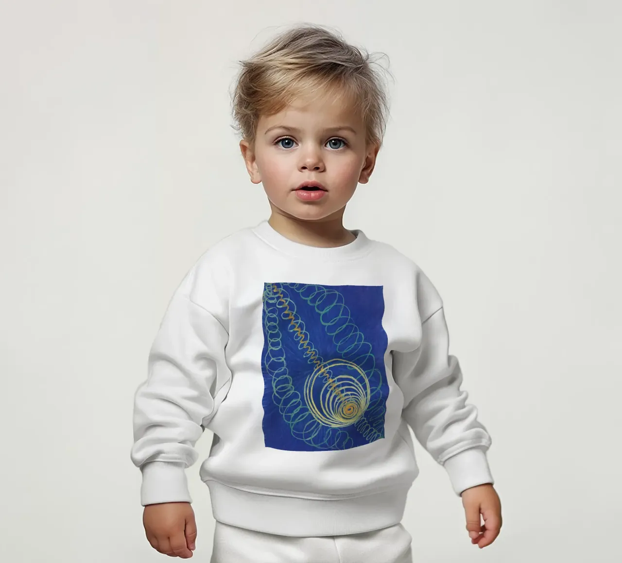 Linee radianti HILMA AF KLINT felpa neonato da Hilma HIll