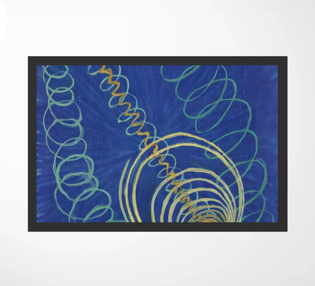 HILMA AF KLINT radiating lines doormat by Hilma HIll