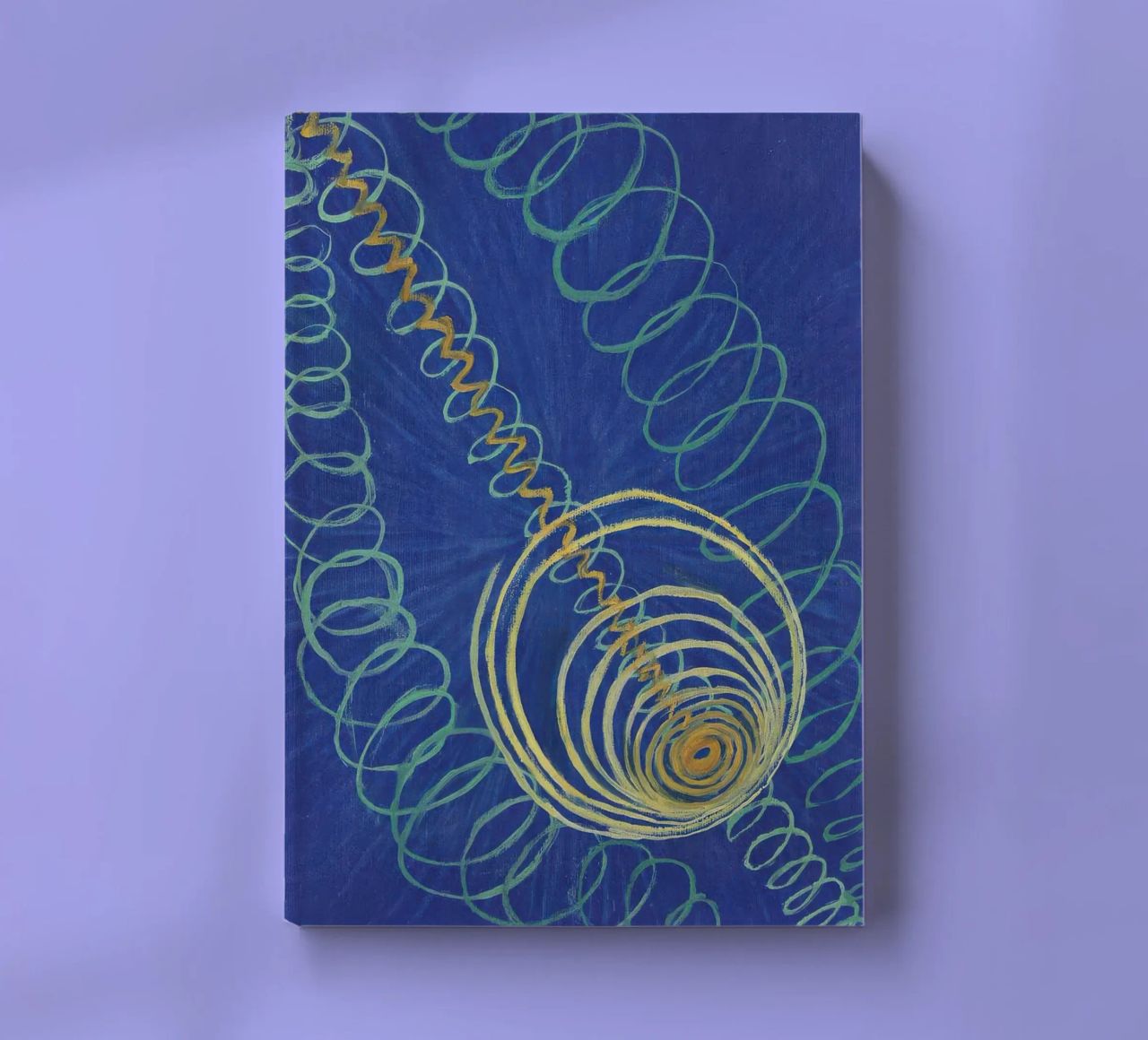 HILMA AF KLINT radiating lines notebook by Hilma HIll