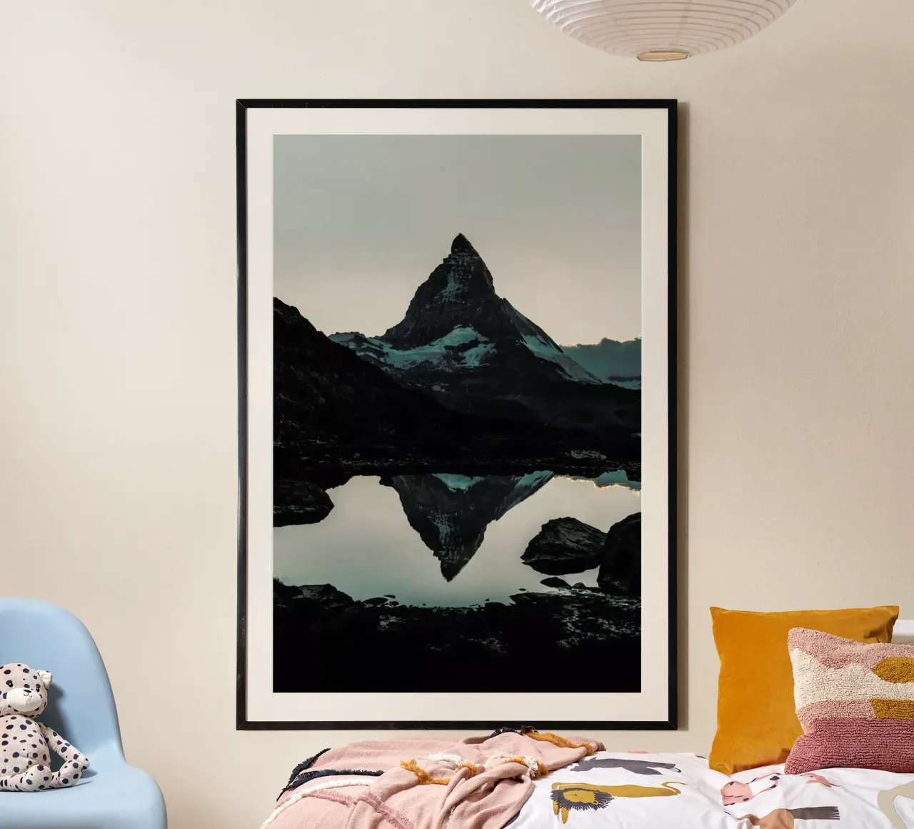 Zermatt poster con telaio in alluminio da EyeEm Mobile GmbH