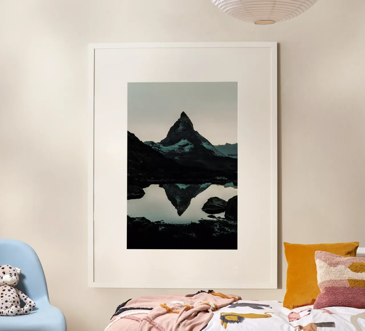 Zermatt poster con telaio in alluminio da EyeEm Mobile GmbH