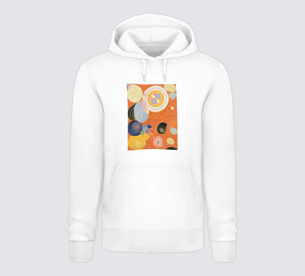 HILMA AF KLINT forme organiche felpa con cappuccio da Hilma HIll