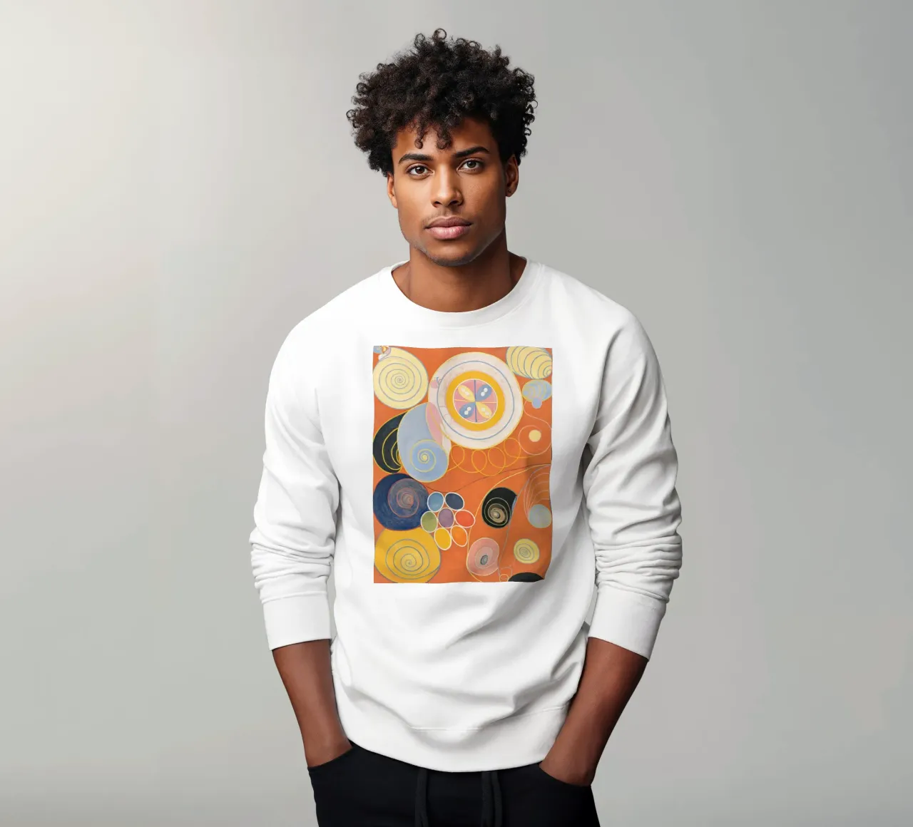 HILMA AF KLINT forme organiche felpa da Hilma HIll