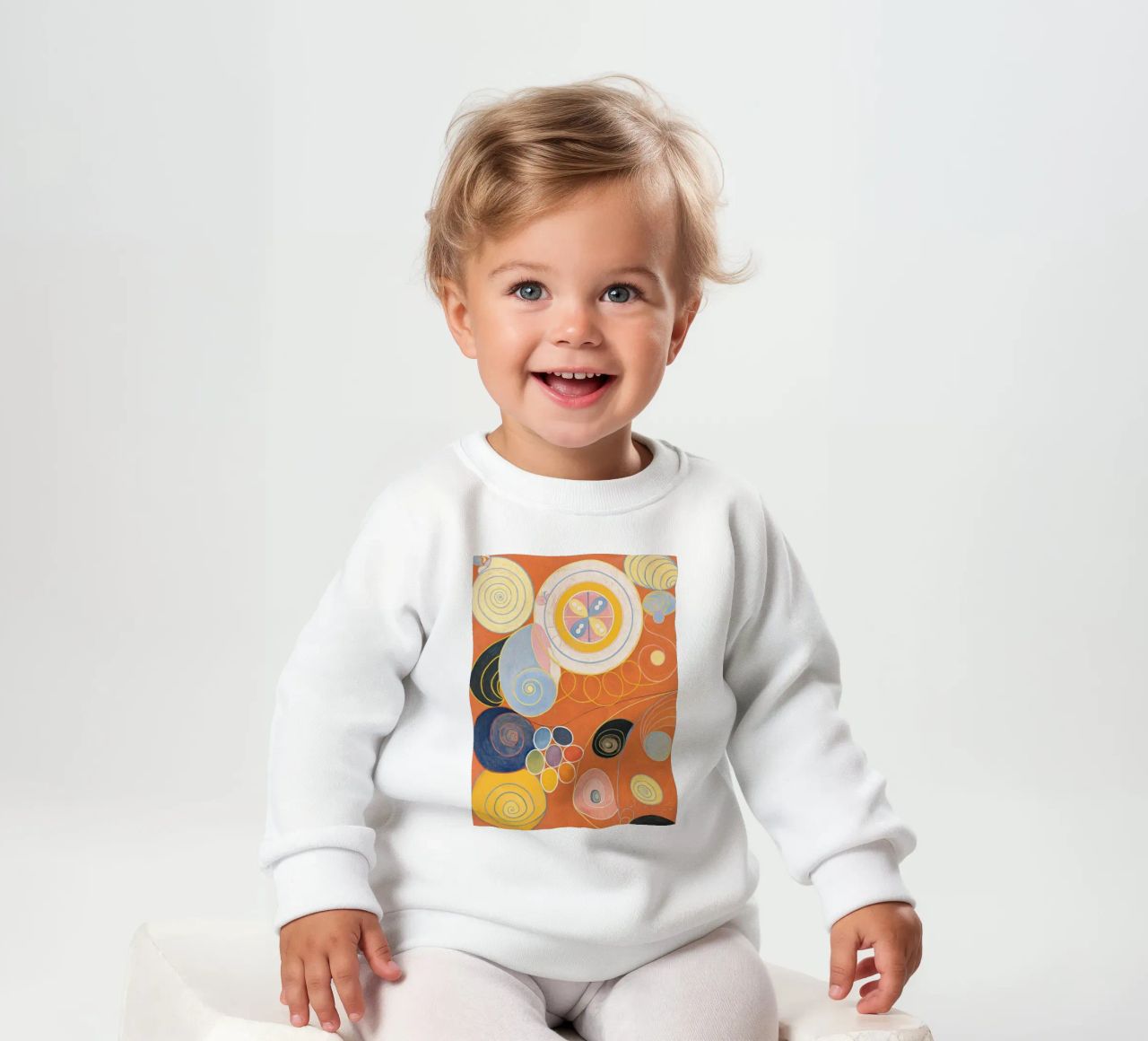 HILMA AF KLINT forme organiche felpa neonato da Hilma HIll
