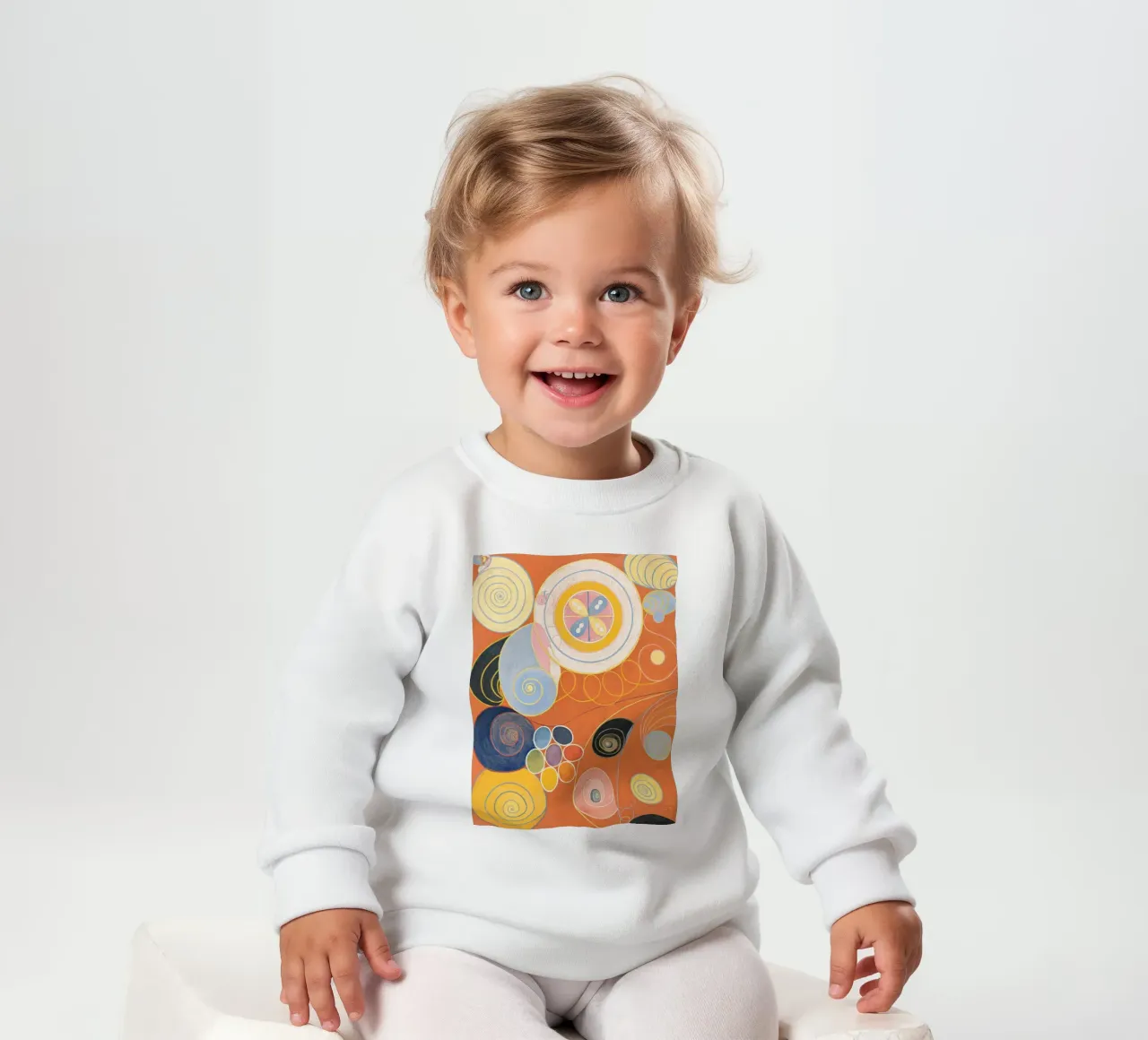 HILMA AF KLINT forme organiche felpa neonato da Hilma HIll