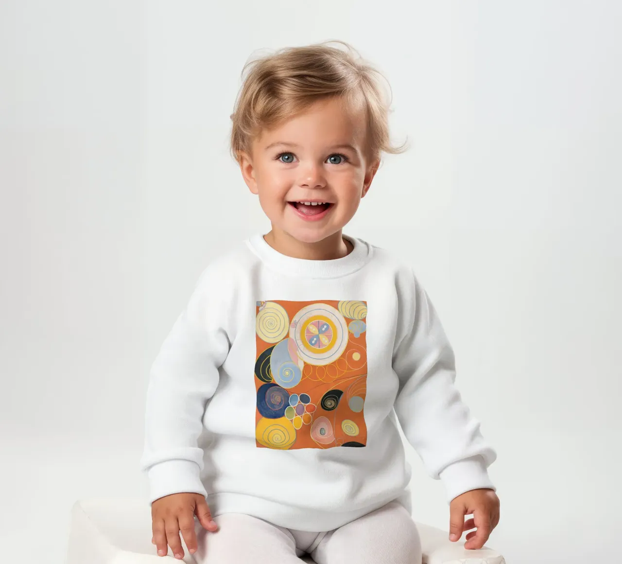 HILMA AF KLINT forme organiche felpa neonato da Hilma HIll