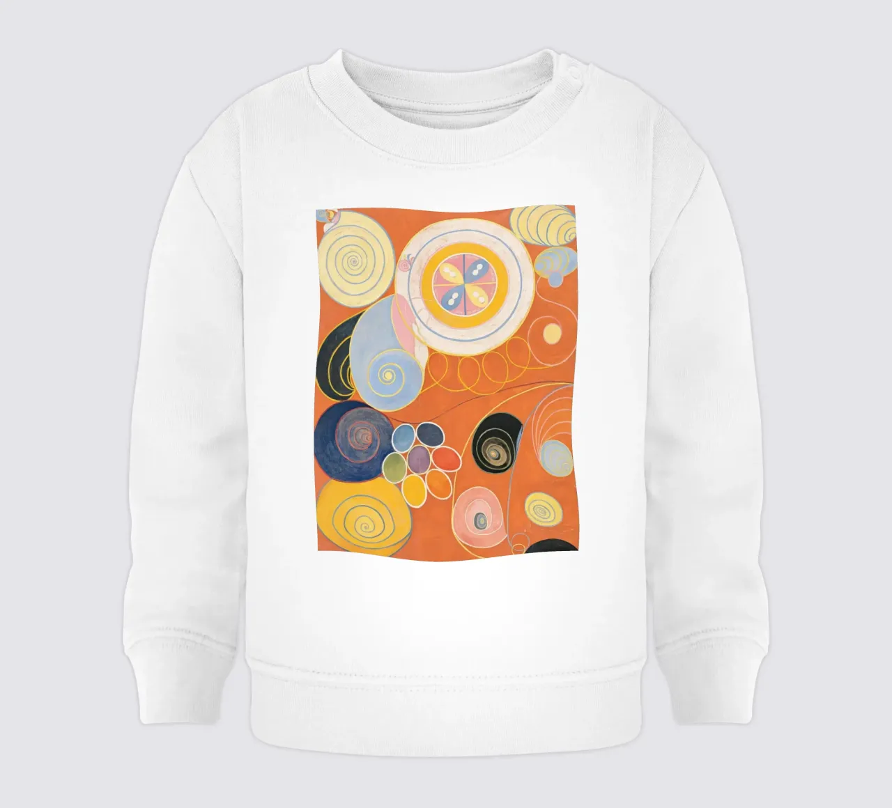 HILMA AF KLINT formas orgánicas sudadera de bebé de Hilma HIll