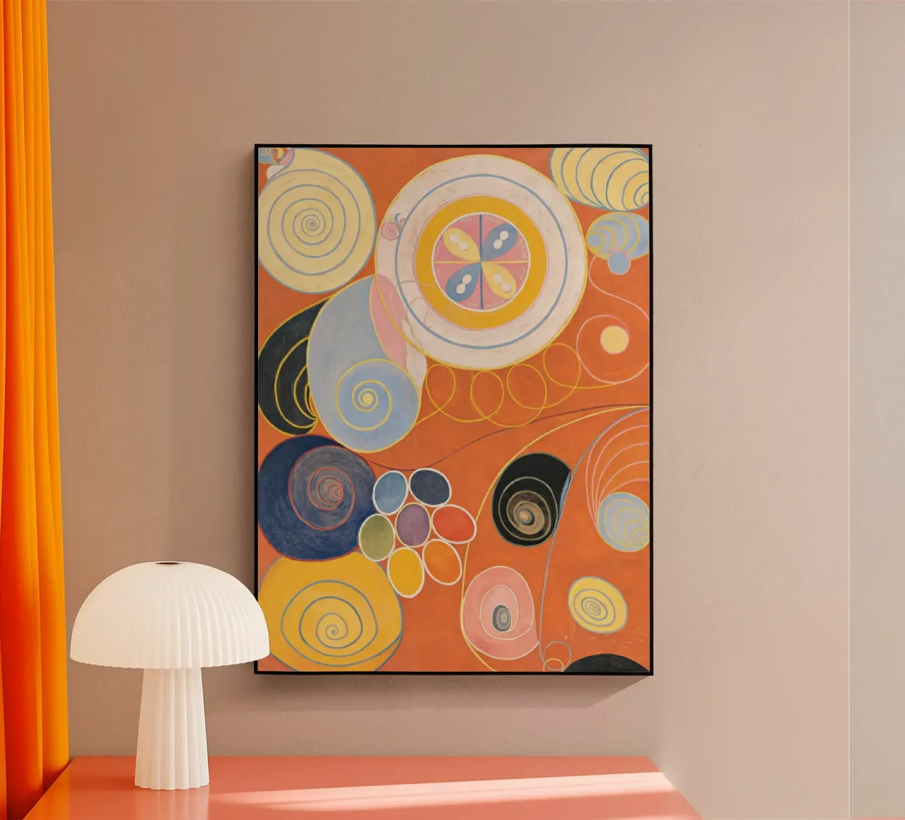 HILMA AF KLINT forme organiche plexiglass da Hilma HIll