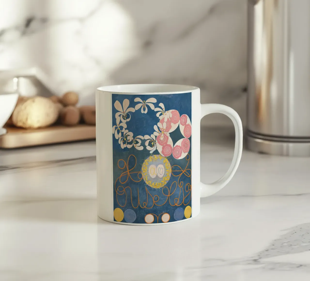 Mandala HILMA AF KLINT tazza in ceramica da Hilma HIll