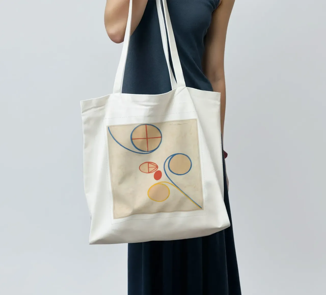 Composizione HILMA AF KLINT borsa in juta da Hilma HIll