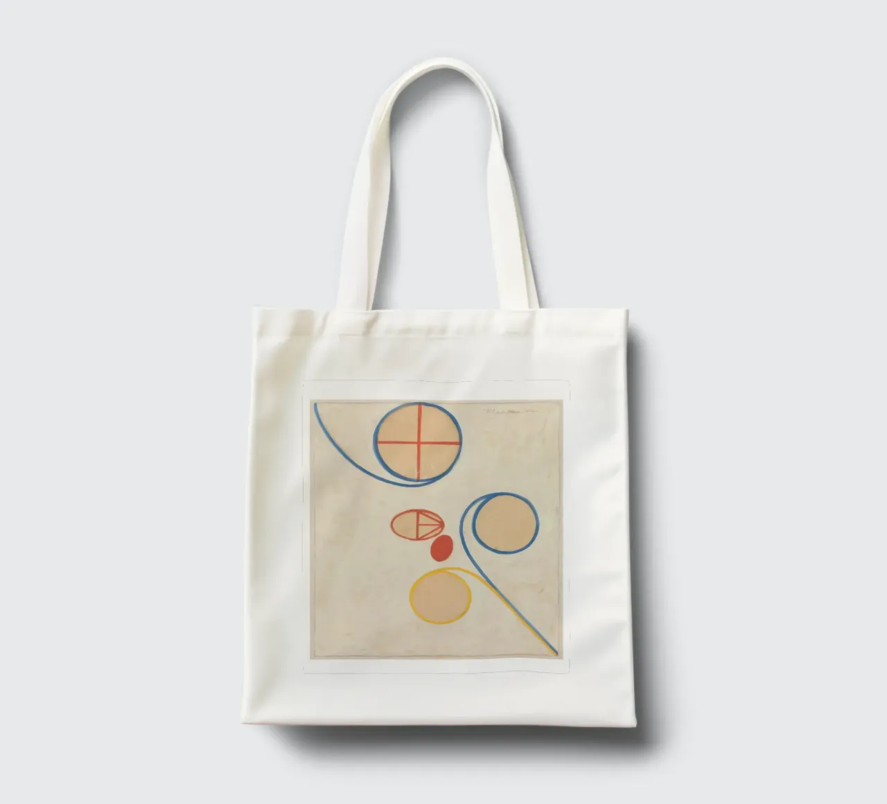 Composizione HILMA AF KLINT borsa in juta da Hilma HIll