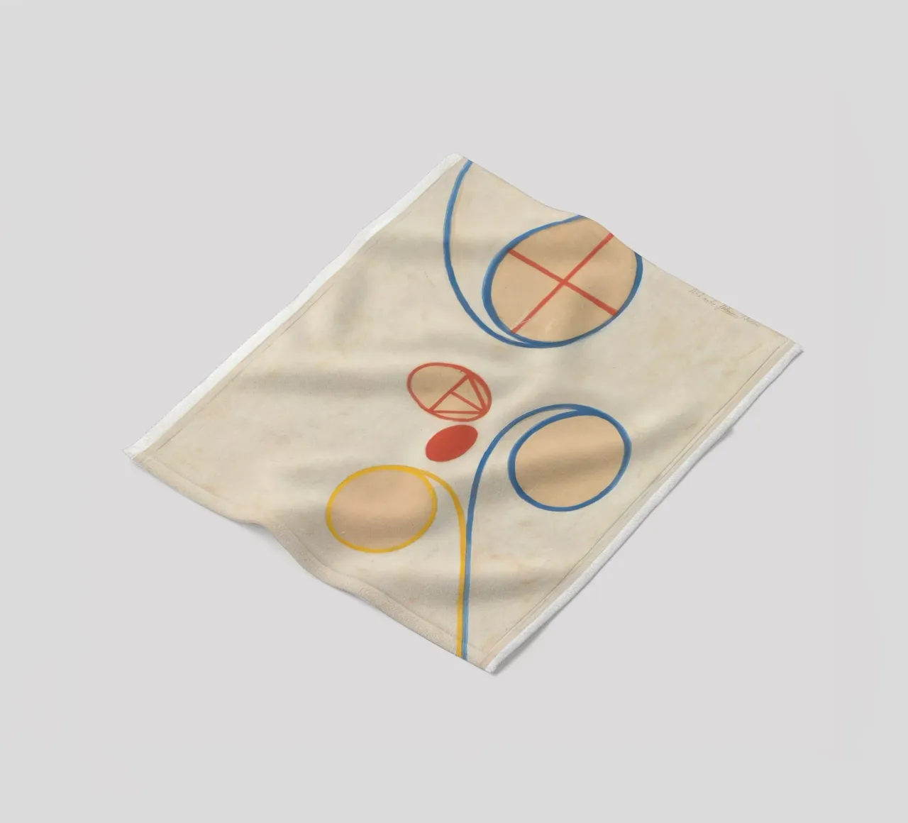 Composizione HILMA AF KLINT coperta in pile da Hilma HIll