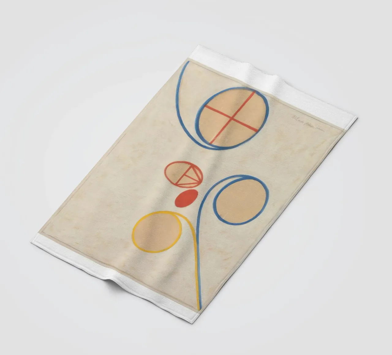 Composizione HILMA AF KLINT coperta in pile da Hilma HIll