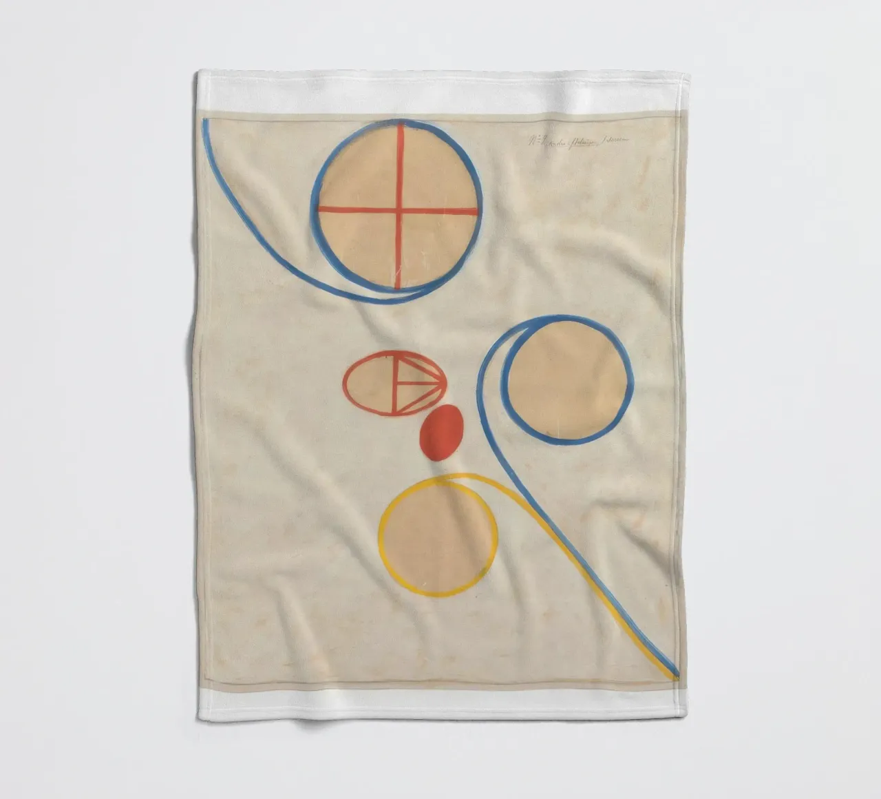 Composizione HILMA AF KLINT coperta in pile da Hilma HIll