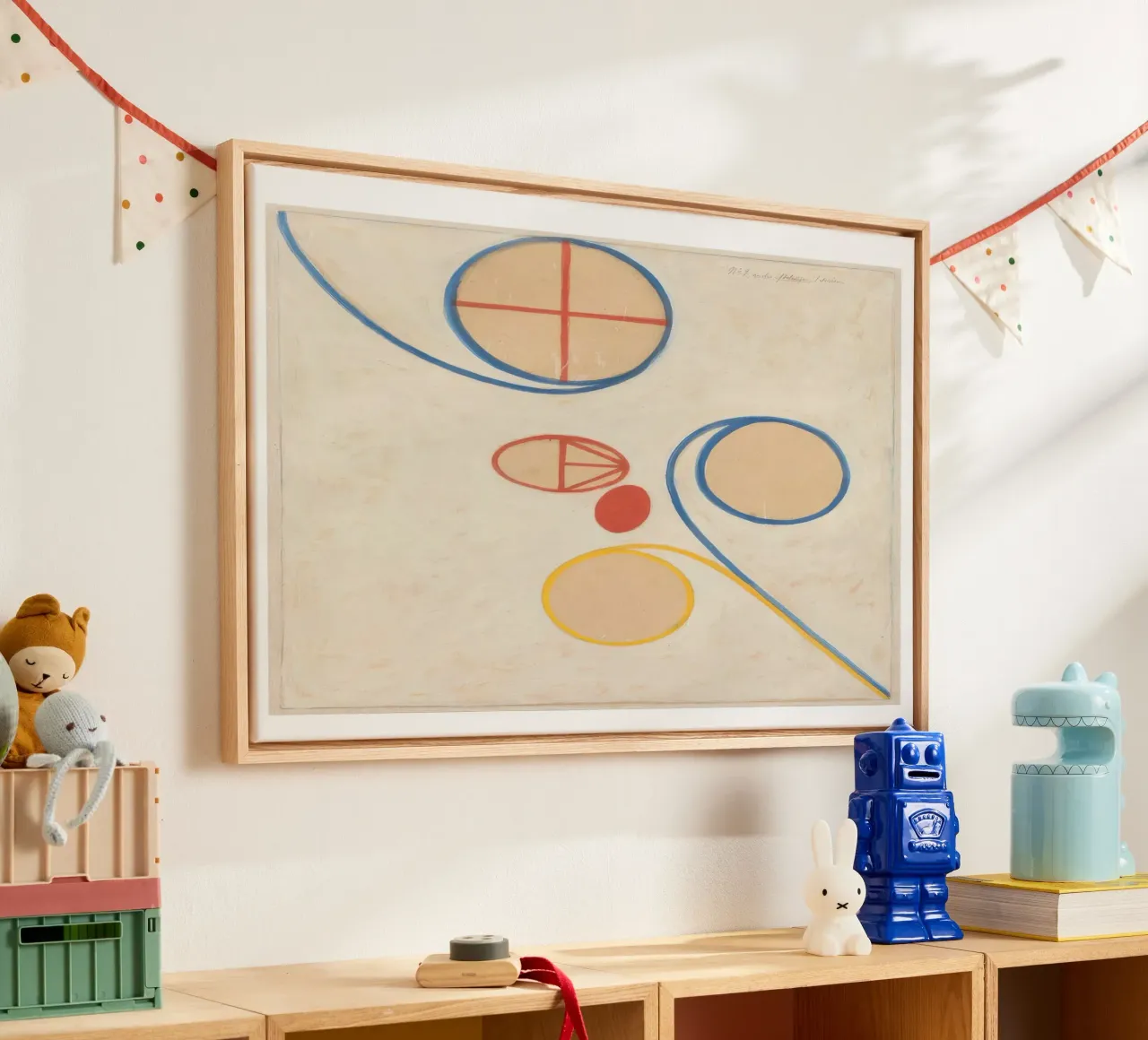 Composizione HILMA AF KLINT tela con Cornice a cassetta da Hilma HIll