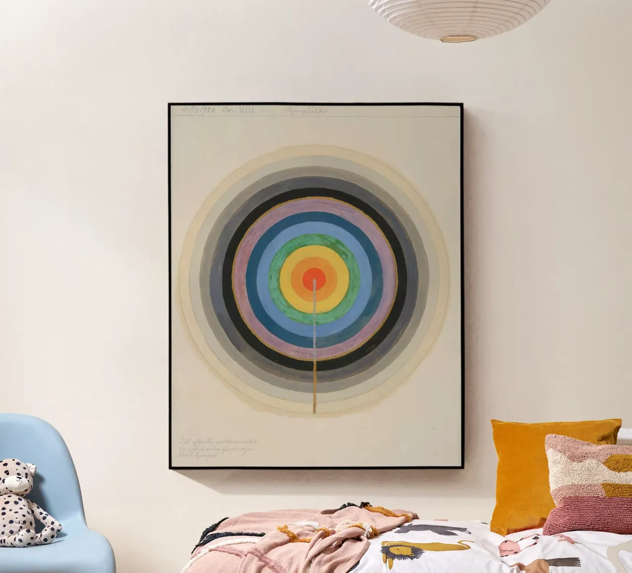 Spettro cromatico di HILMA AF KLINT plexiglass da Hilma HIll