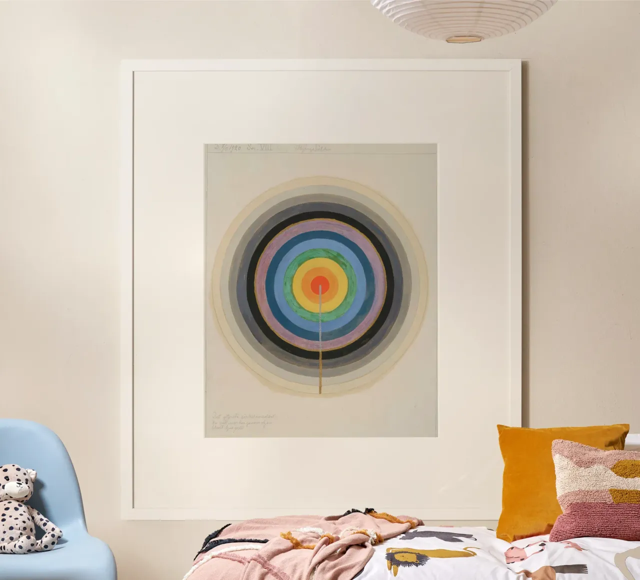 Spettro cromatico di HILMA AF KLINT carta hahnemühle da Hilma HIll