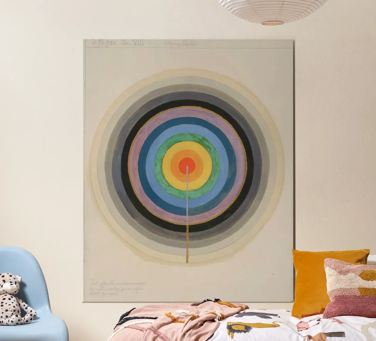 Spettro cromatico di HILMA AF KLINT carta hahnemühle da Hilma HIll