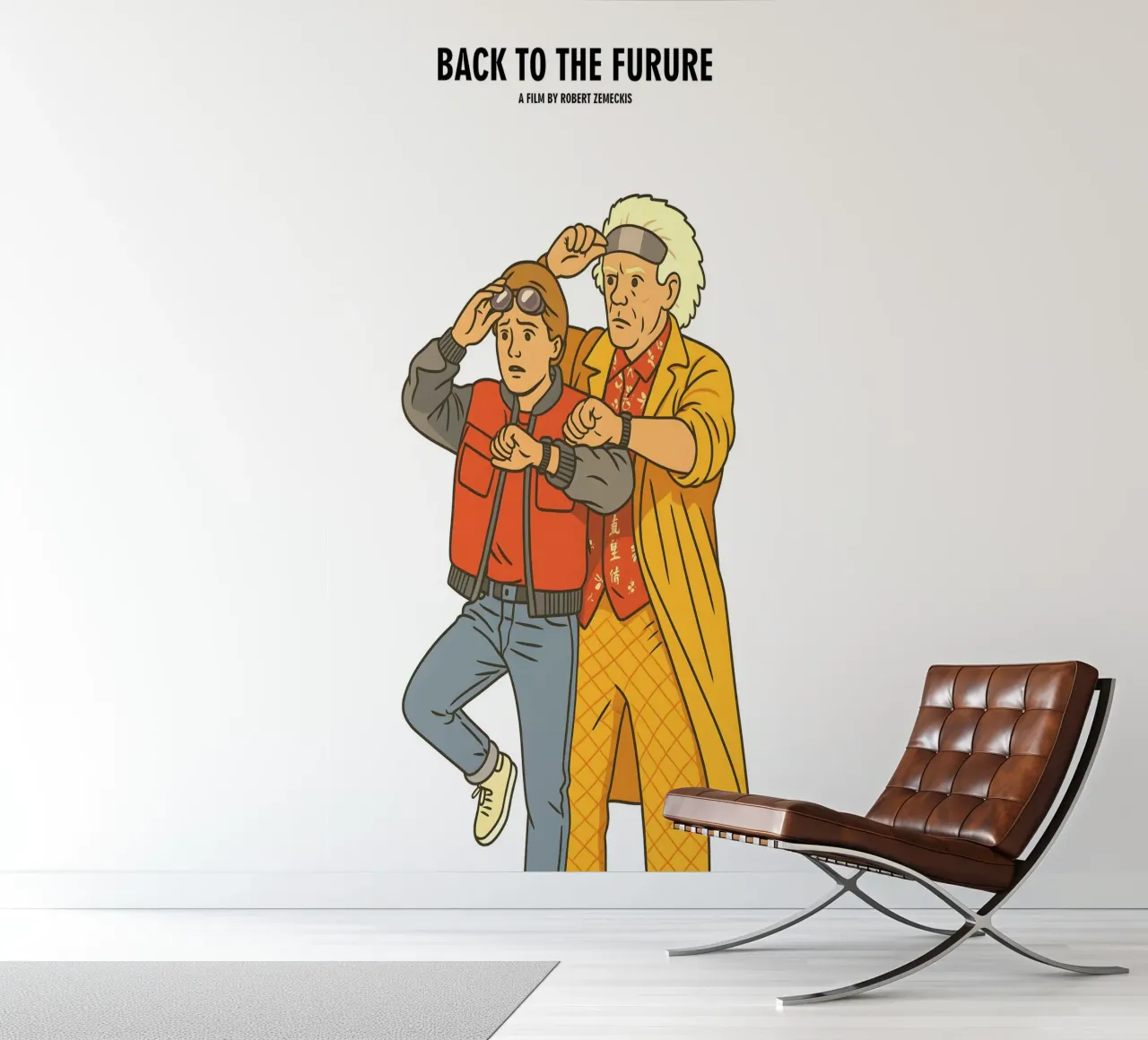 Back To The Future Minimalist photo wallpaper by MoviesArt