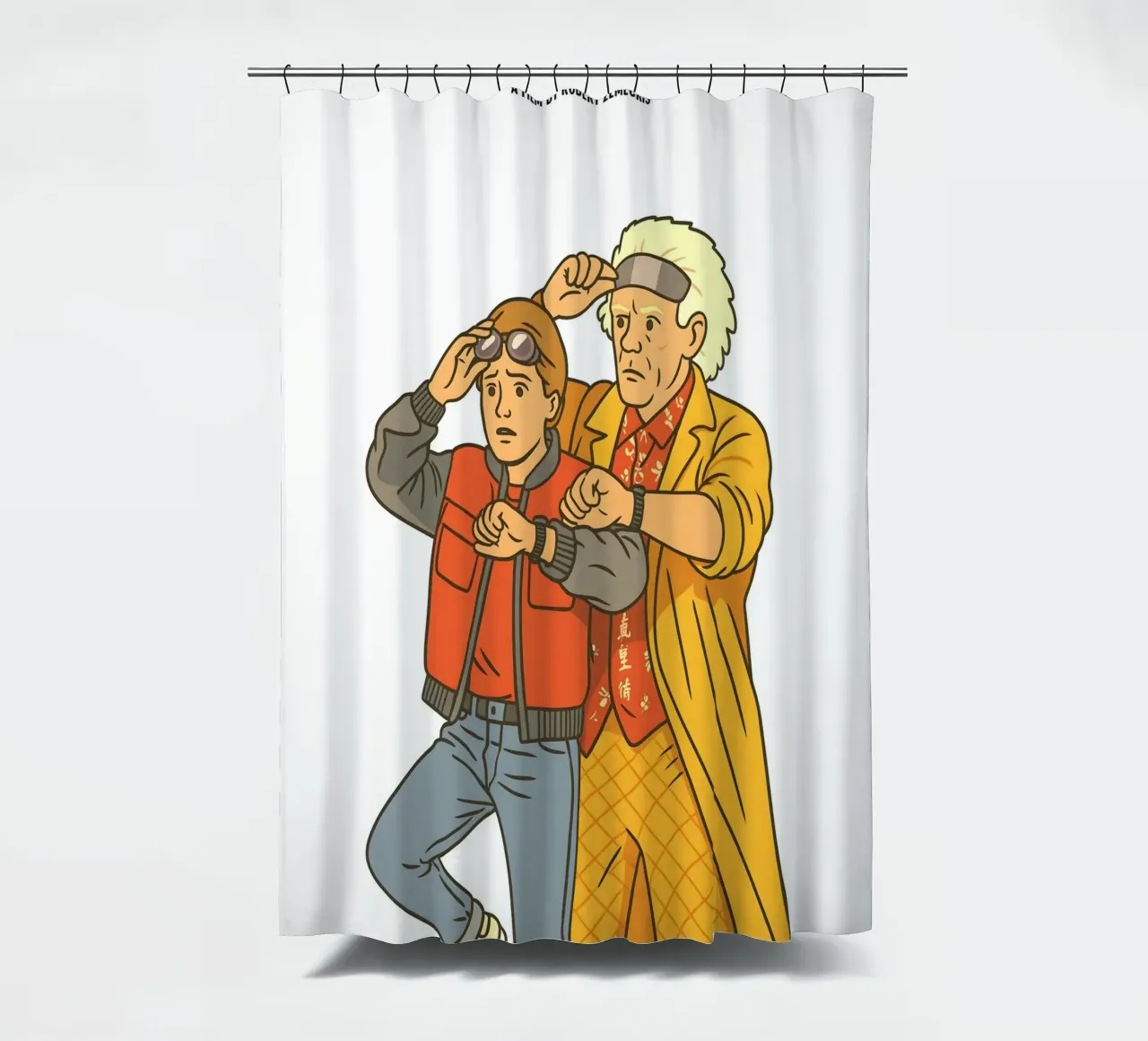 Back To The Future Minimalist tenda da doccia da MoviesArt