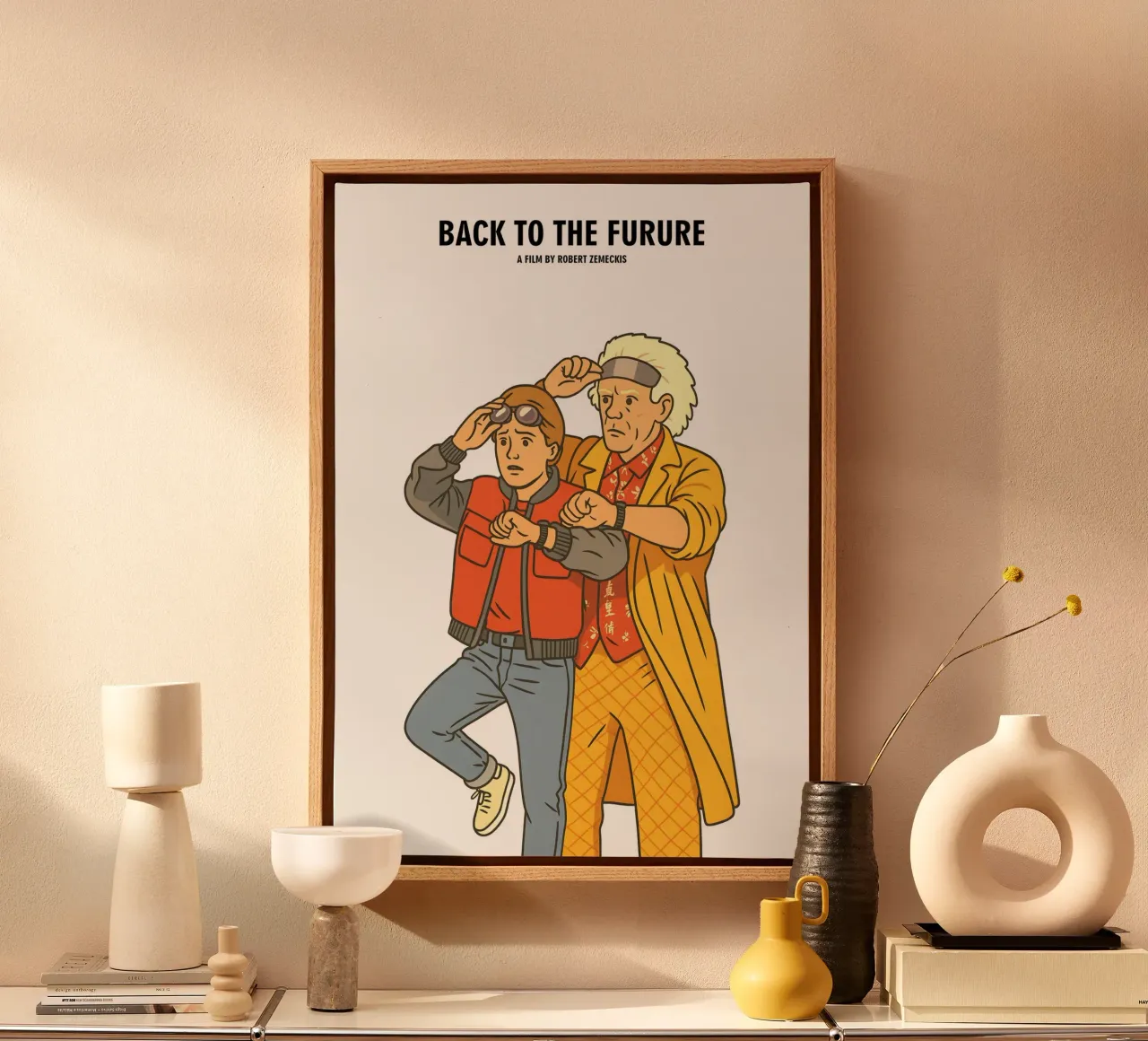 Back To The Future Minimalist toile de MoviesArt