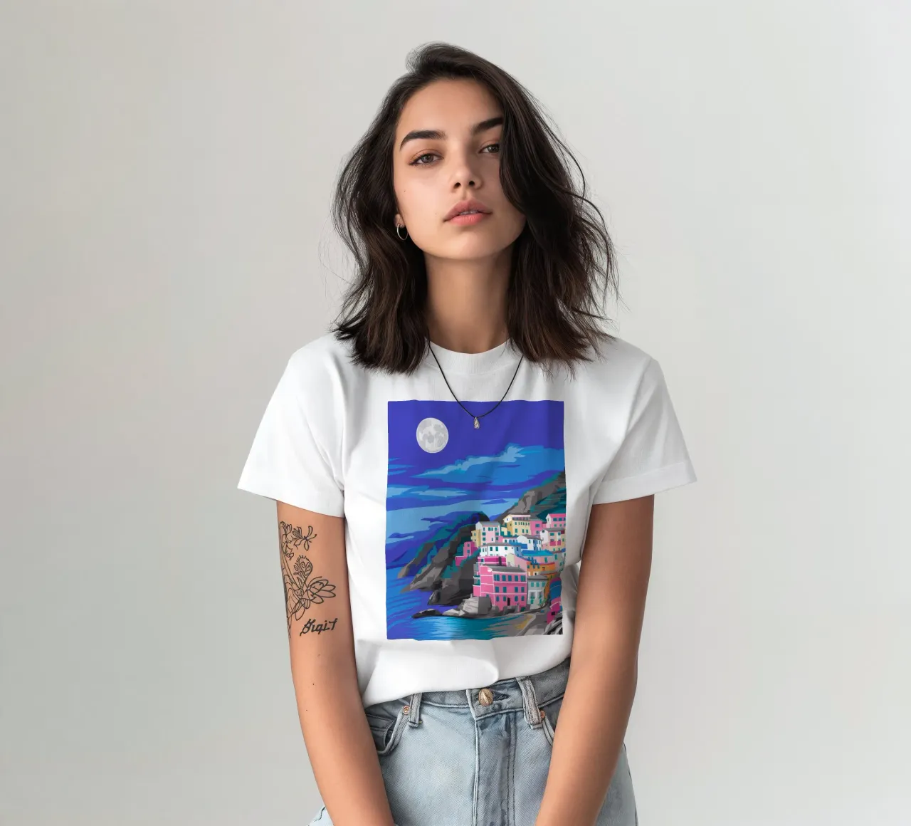 Lush Leaf Abstraction t-shirt by Haven Mirage