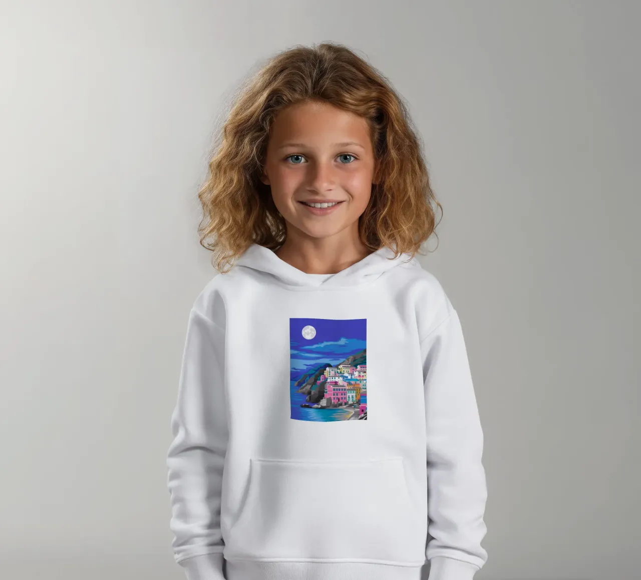 Lush Leaf Abstraction kids hoodie by Haven Mirage