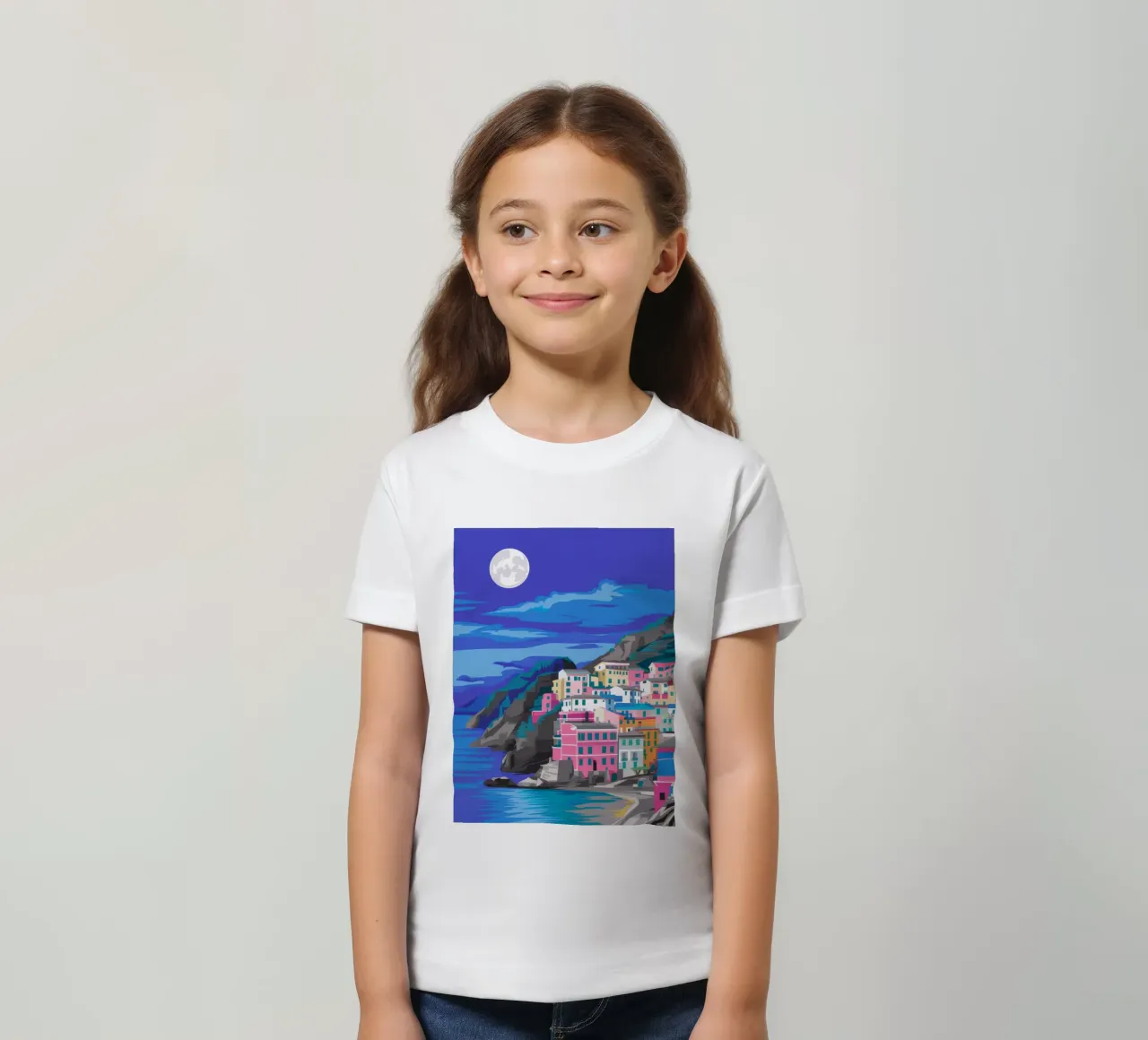 Lush Leaf Abstraction kids t-shirt by Haven Mirage