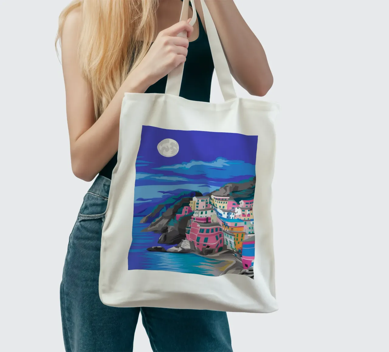Lush Leaf Abstraction tote bag by Haven Mirage