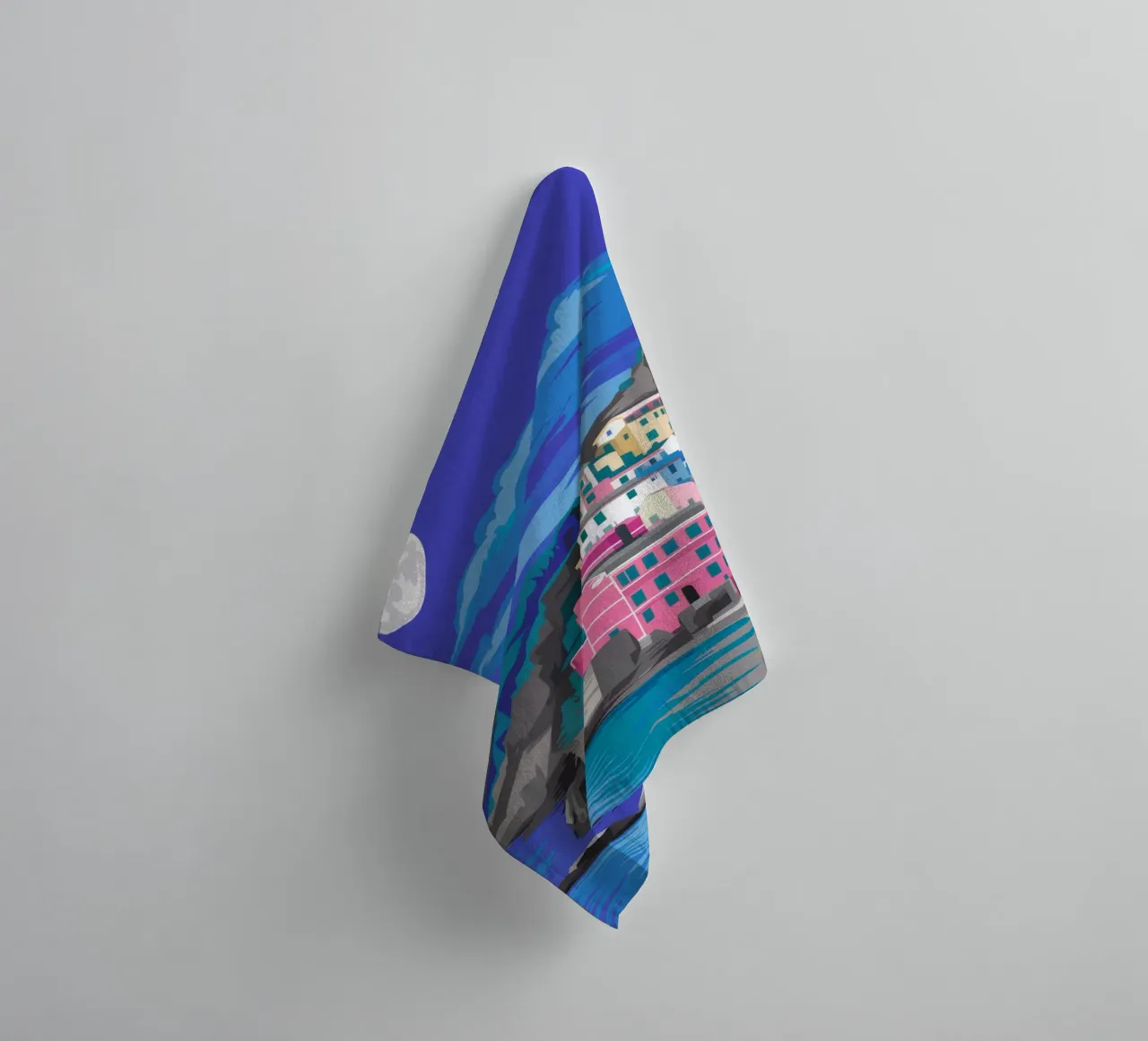 Lush Leaf Abstraction towel by Haven Mirage