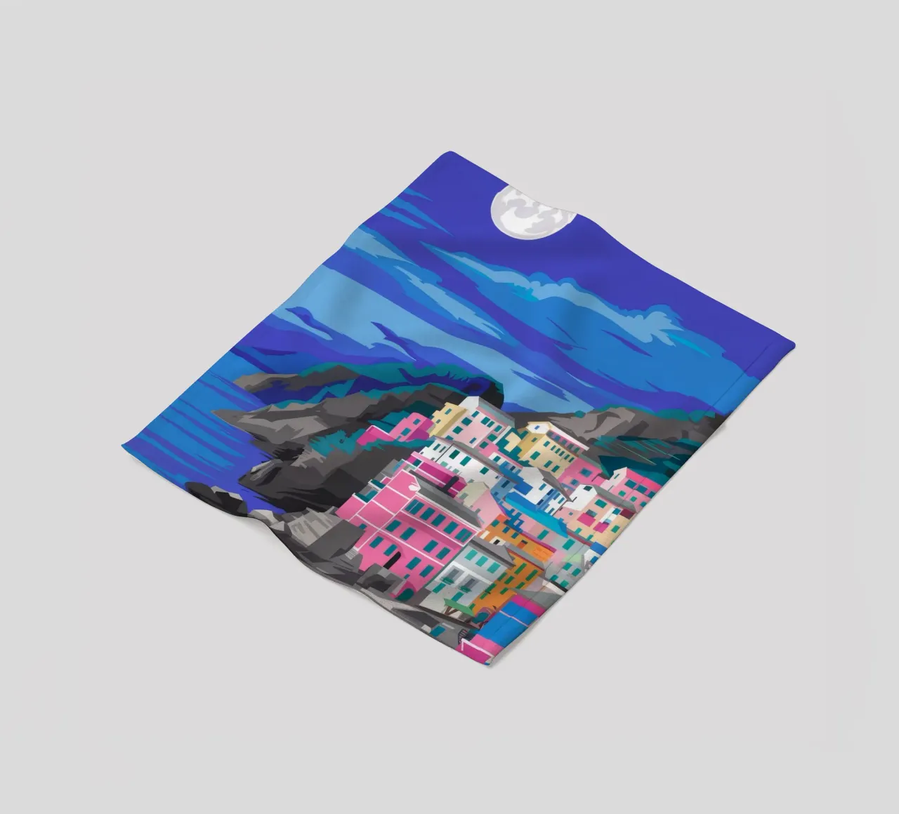 Lush Leaf Abstraction fleece blanket by Haven Mirage