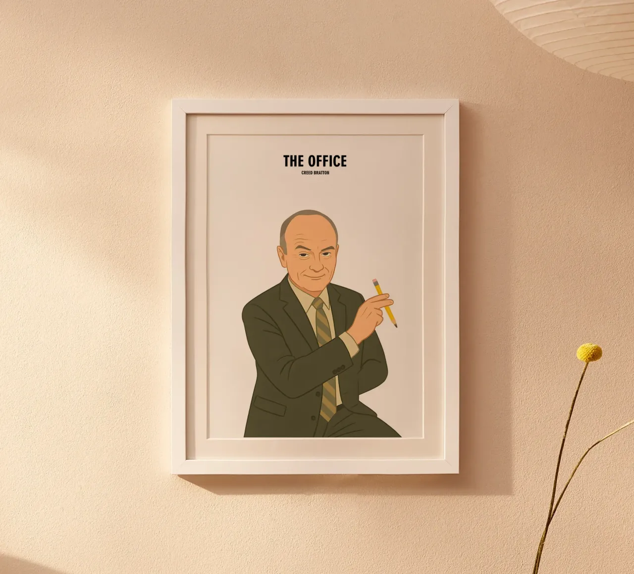 Creed Bratton The Office carta hahnemühle da MoviesArt
