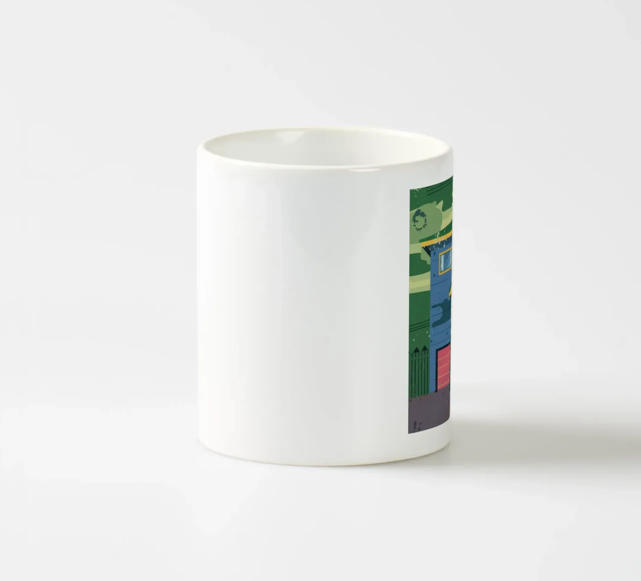Piatto di frutti di mare tazza in ceramica da Haven Mirage