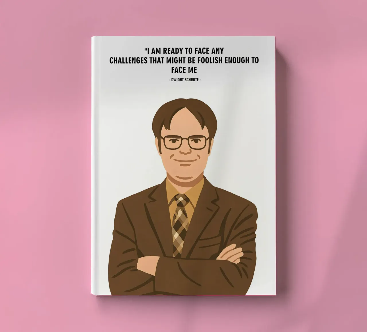 Dwight Schrute The Office quotes carnet de notes de MoviesArt