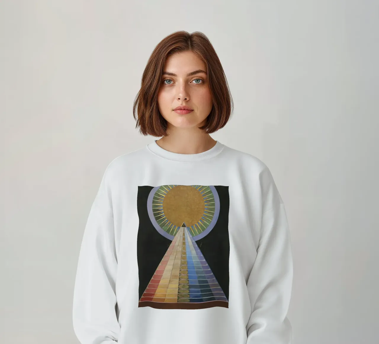 HILMA AF KLINT concentric felpa da Hilma HIll