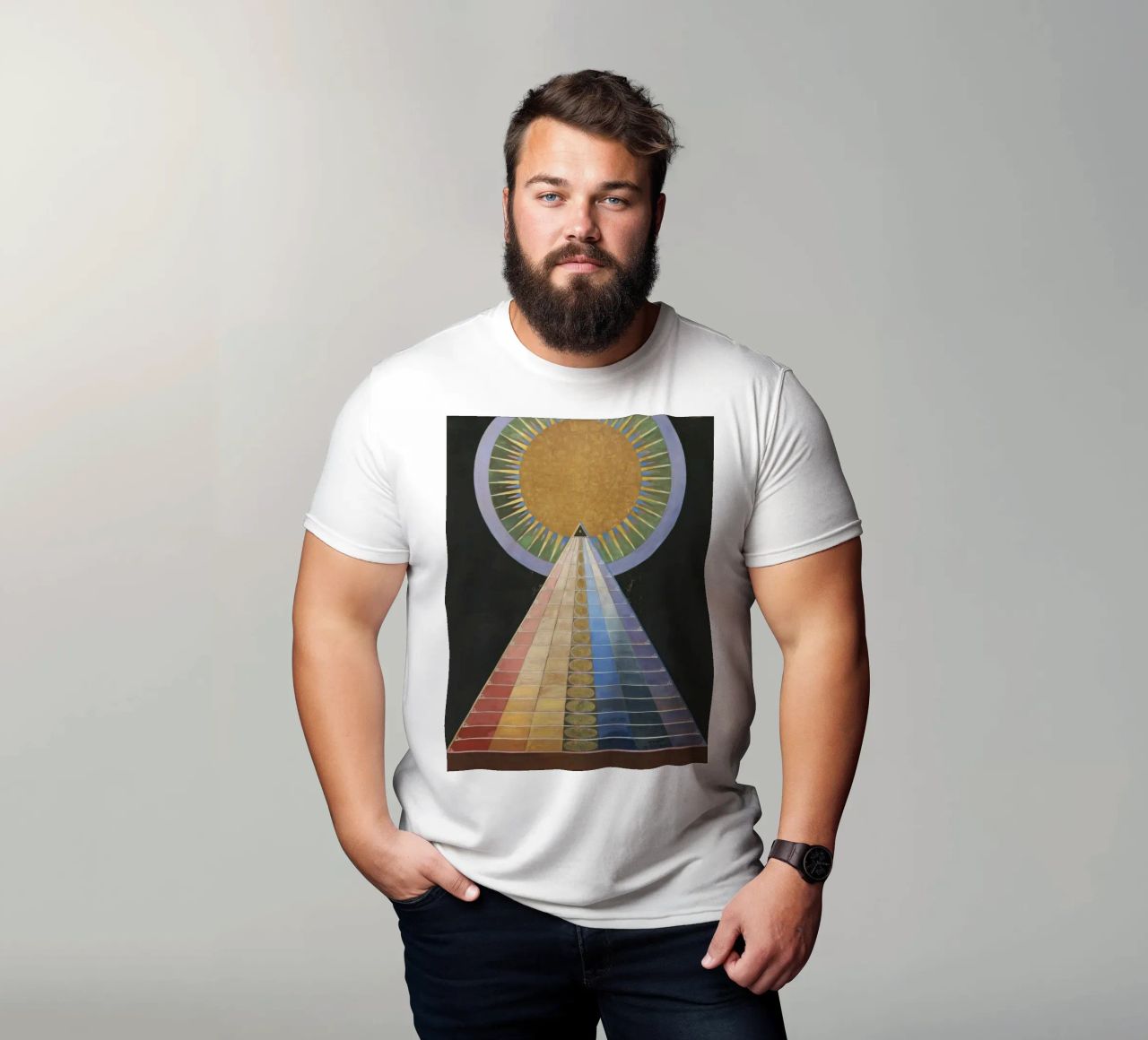 HILMA AF KLINT concentric t-shirt da Hilma HIll