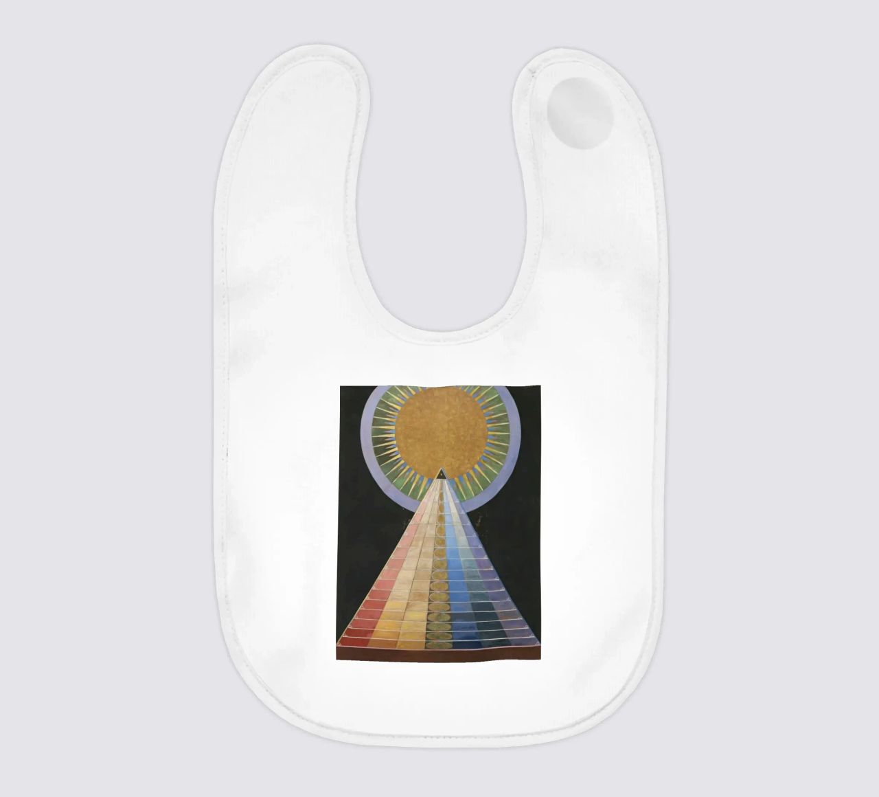 HILMA AF KLINT concentric bavaglino da Hilma HIll