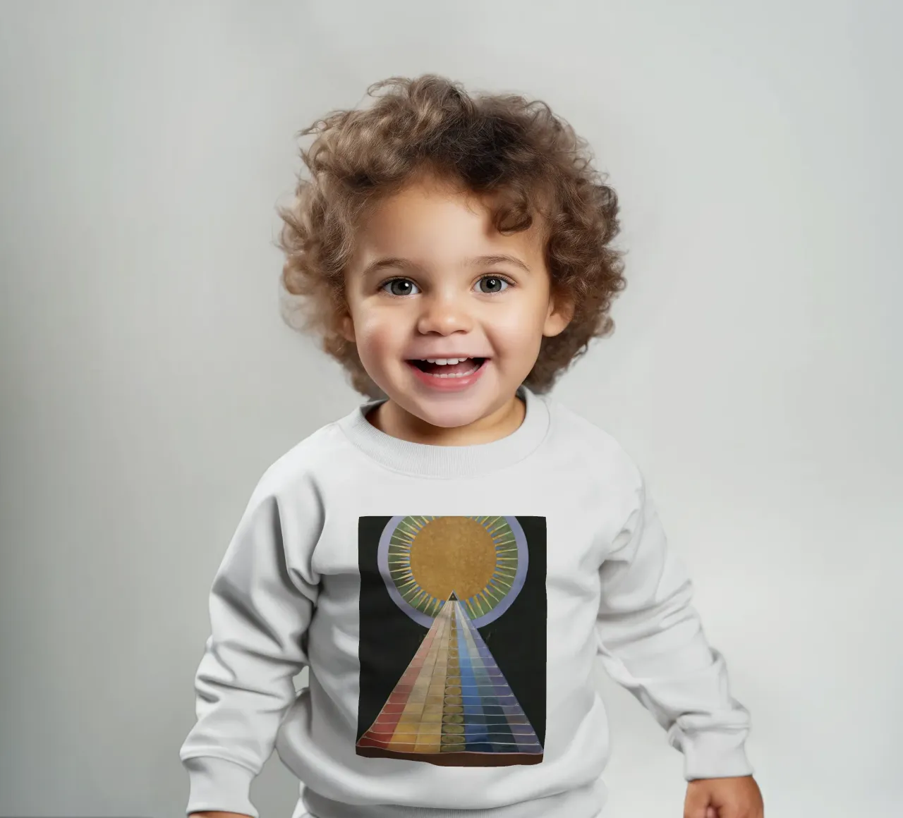 HILMA AF KLINT concentric felpa neonato da Hilma HIll