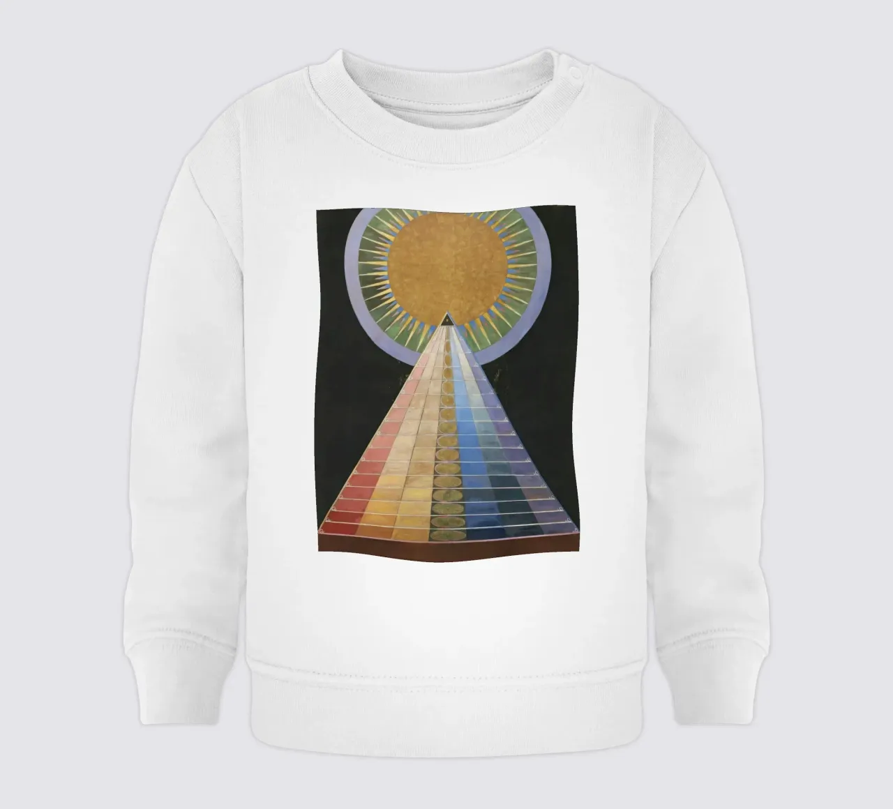 HILMA AF KLINT concentric felpa neonato da Hilma HIll