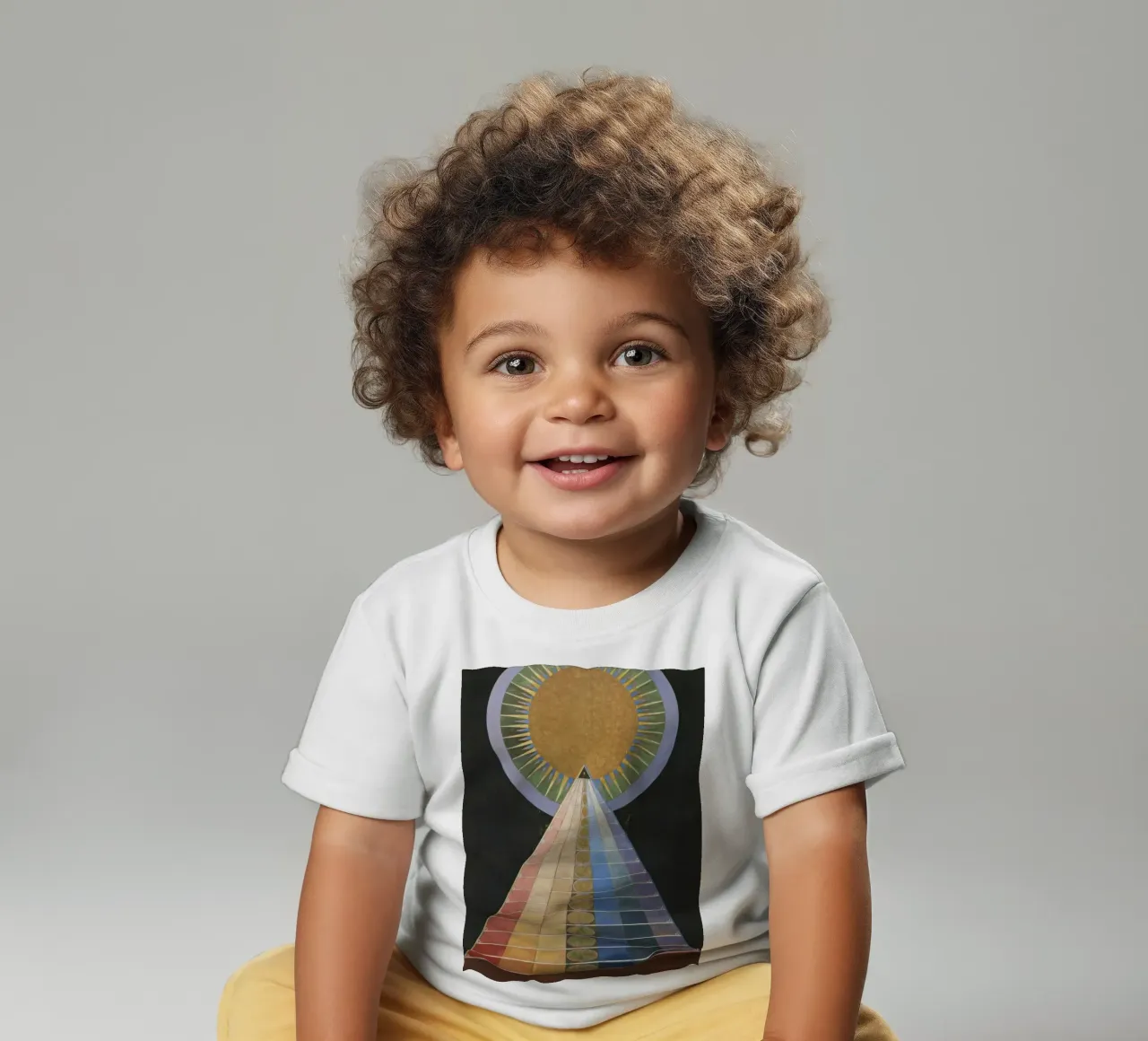 HILMA AF KLINT concéntrico camiseta de bebé de Hilma HIll