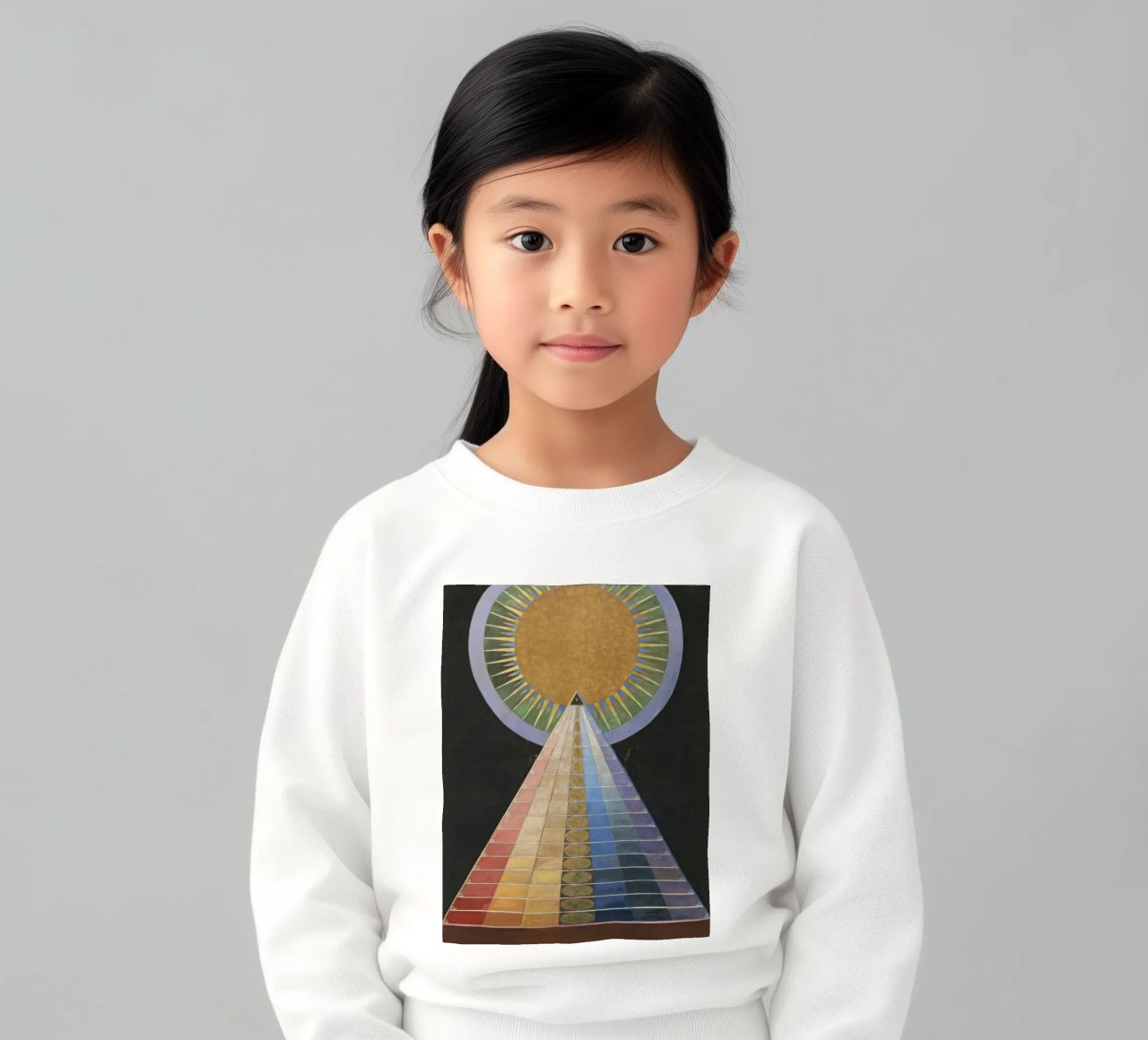HILMA AF KLINT concentric felpa bambino da Hilma HIll