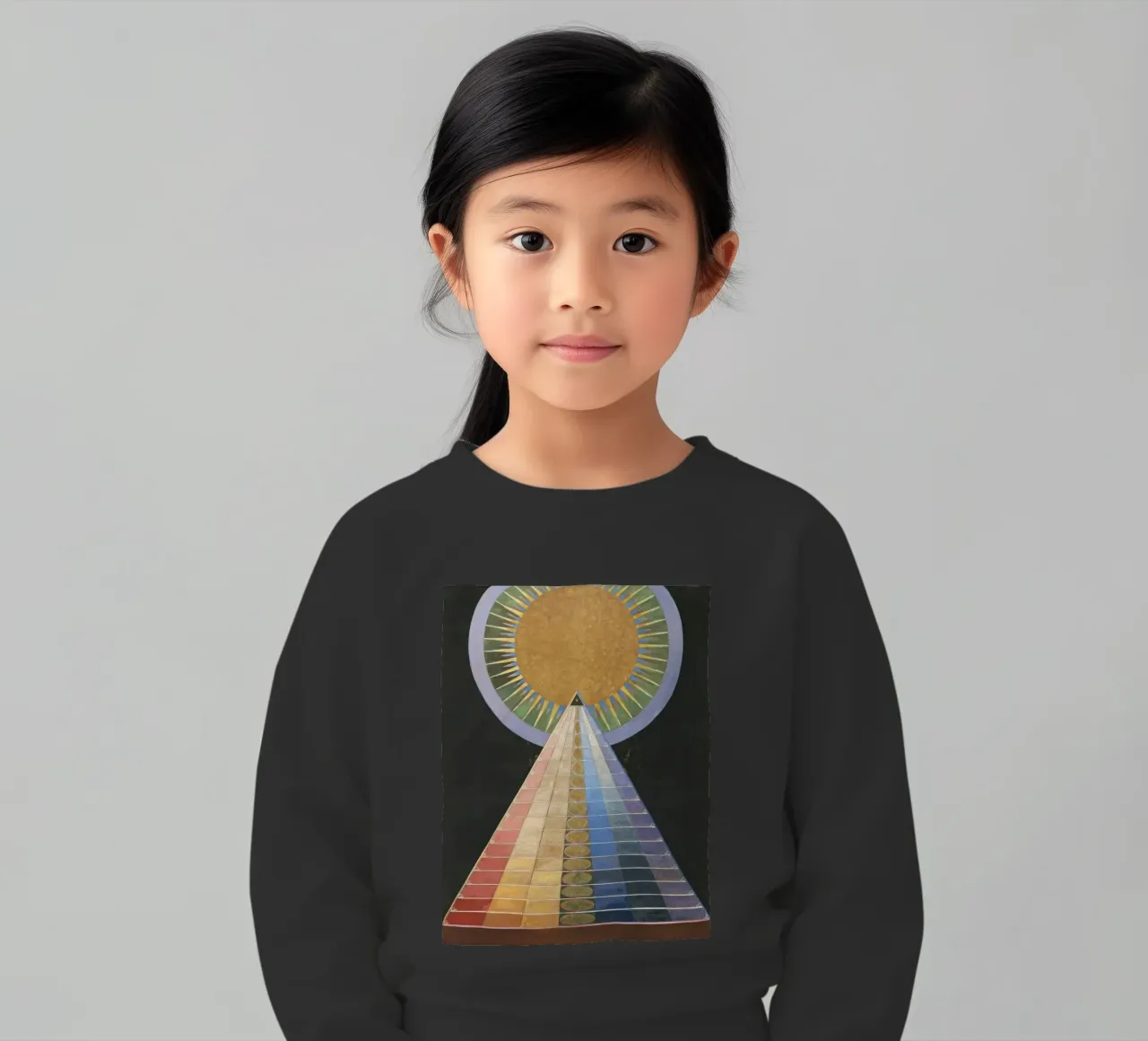 HILMA AF KLINT concentric felpa bambino da Hilma HIll