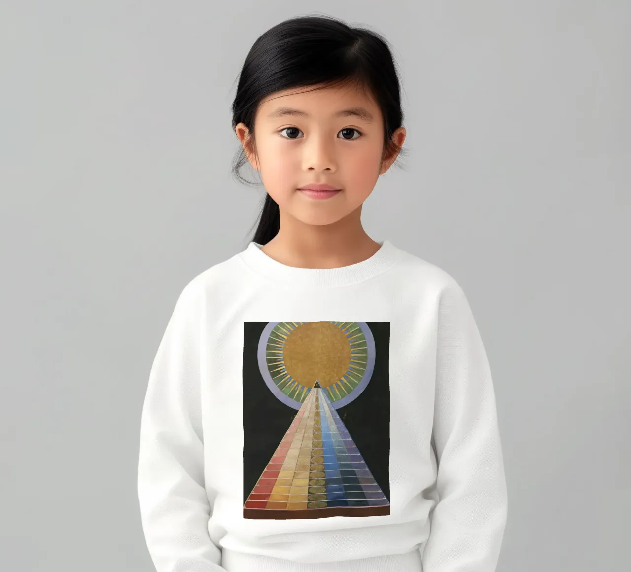 HILMA AF KLINT concentric felpa bambino da Hilma HIll